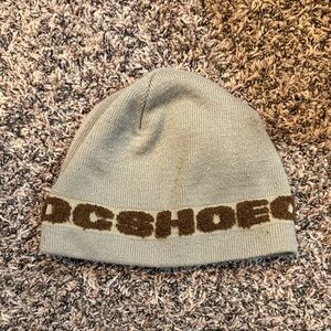 Dc Shoes Co Gray and Brown Beanie